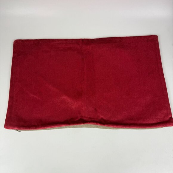 Williams-Sonoma Home Maeve Pink Rectangular Lumbar Velvet Pillow Cover - Picture 2 of 5